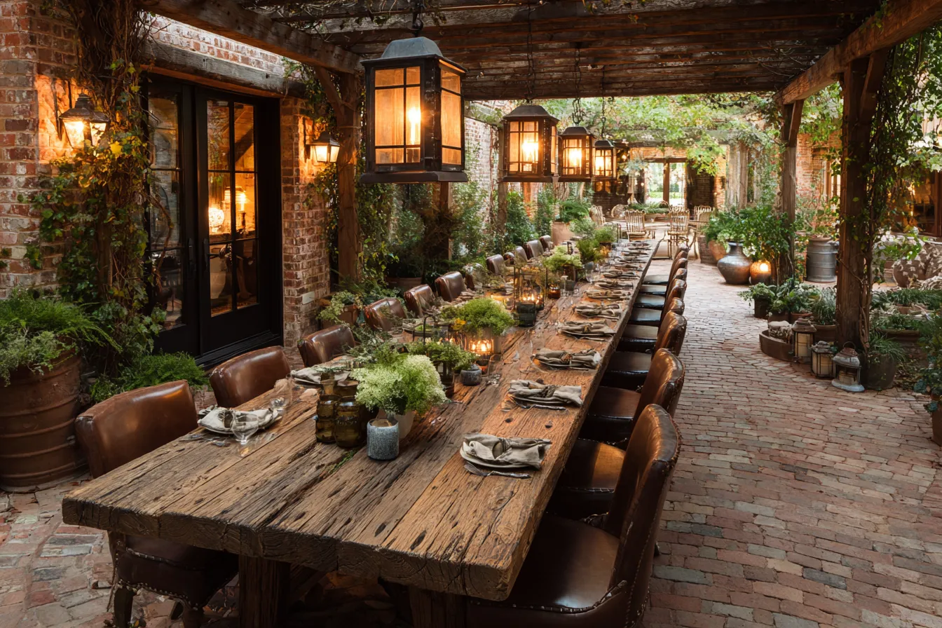 2. Building a Rustic Wooden Pergola