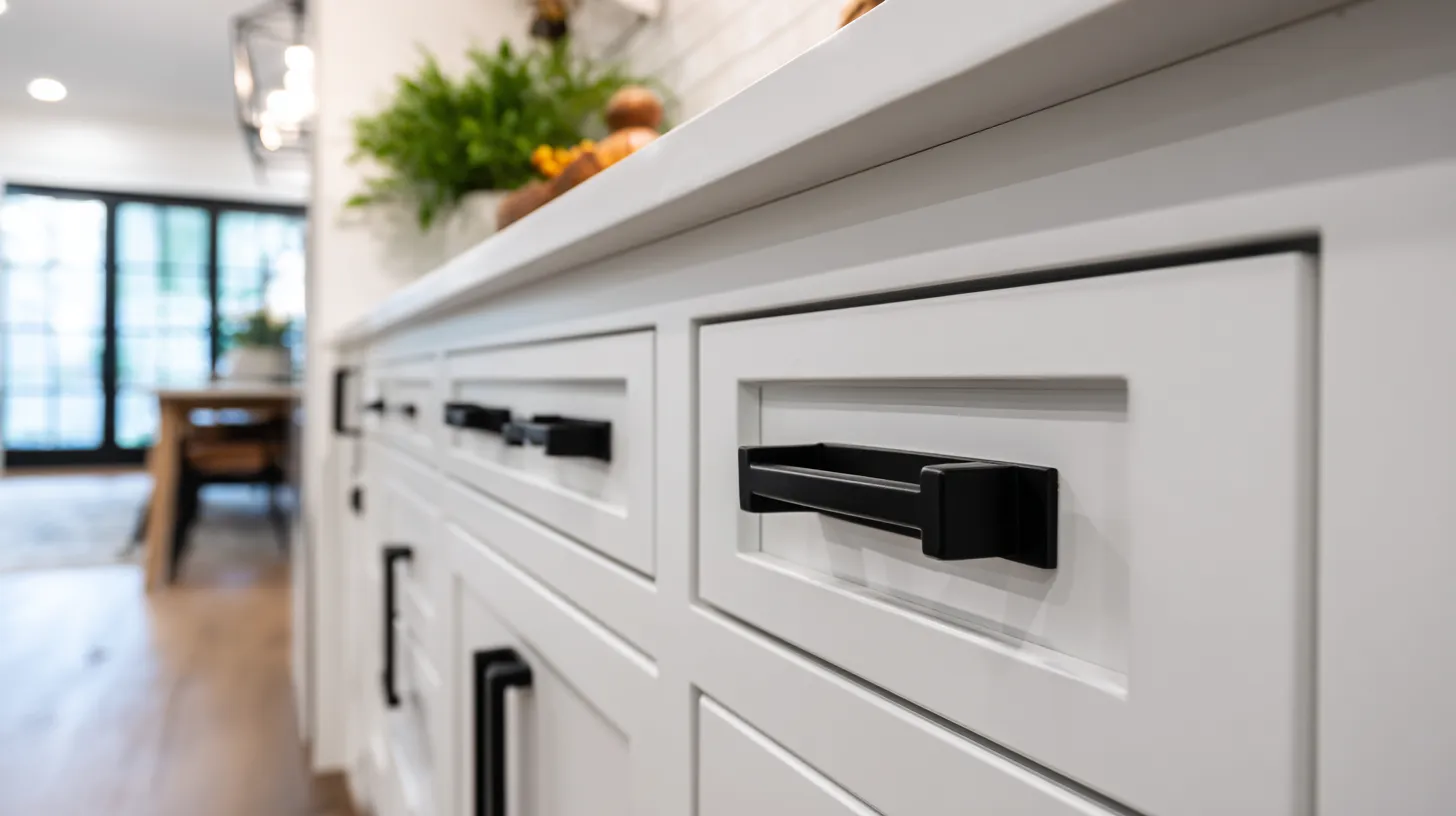 5. High-Contrast Black Hardware