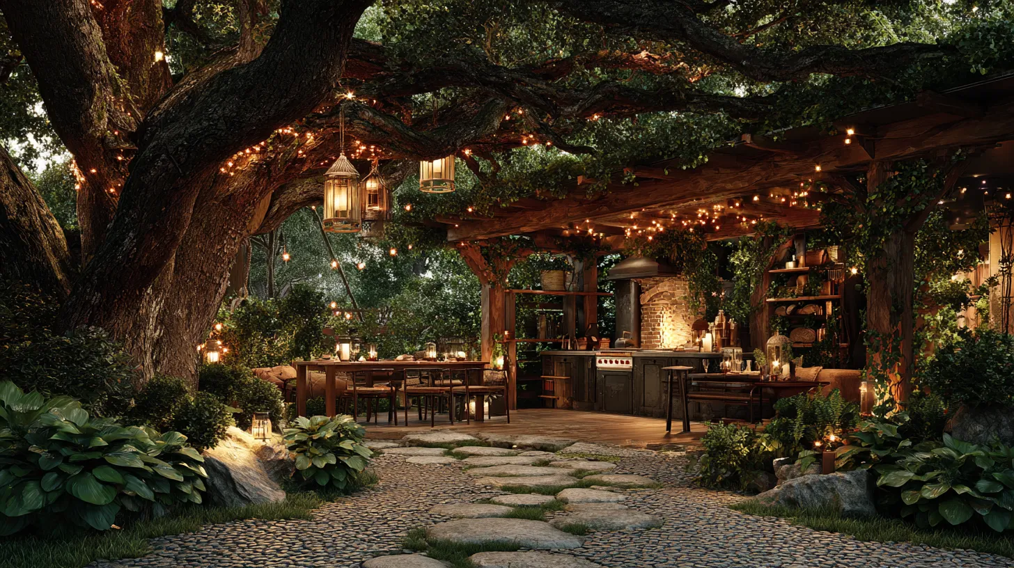 4. Statement Pendant Lighting for the Outdoors