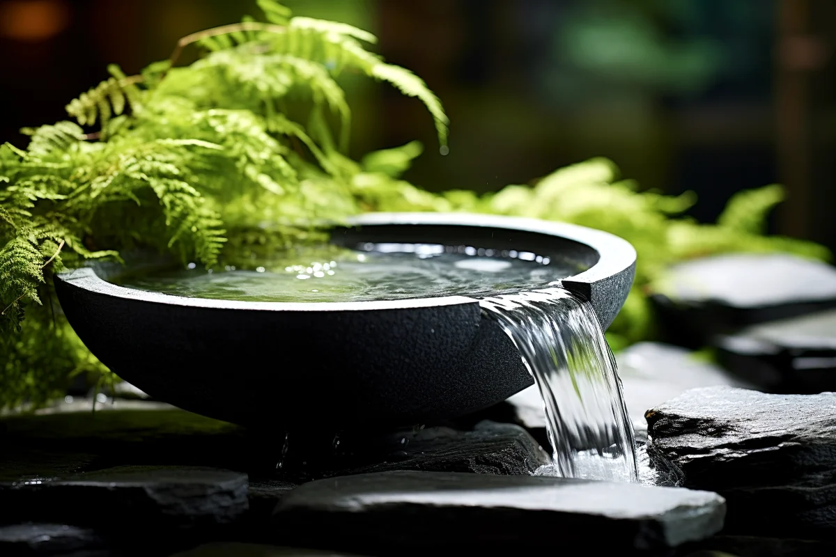 7. Sensory Elements: Soothing Water Features & Aromatics