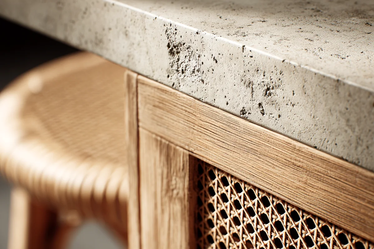 3. The Allure of Natural Materials: Wood, Stone & Rattan