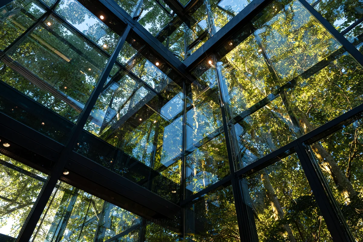 1. Maximizing Natural Light & Views: The Glass Conservatory Heart