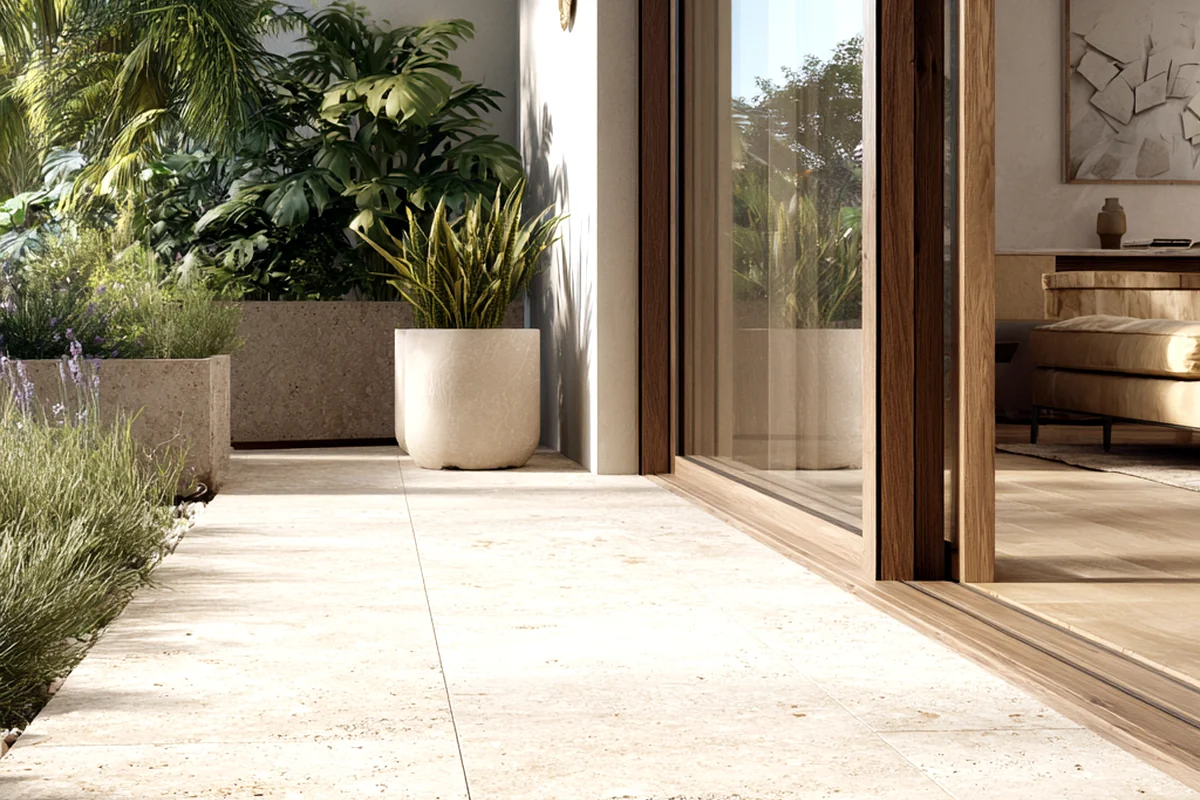 2. Fluid Flooring: Connecting Interior & Exterior with Seamless Style