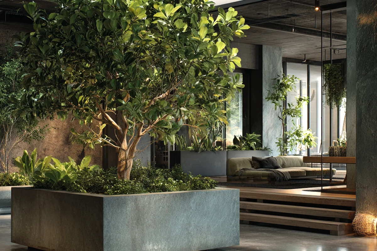4. A Living Tapestry: Integrated Greenery & Plant Scapes for Wellness