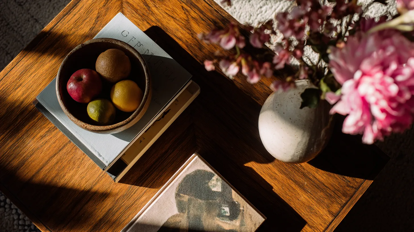 2. Ground the Space with Warm Hardwood Floors