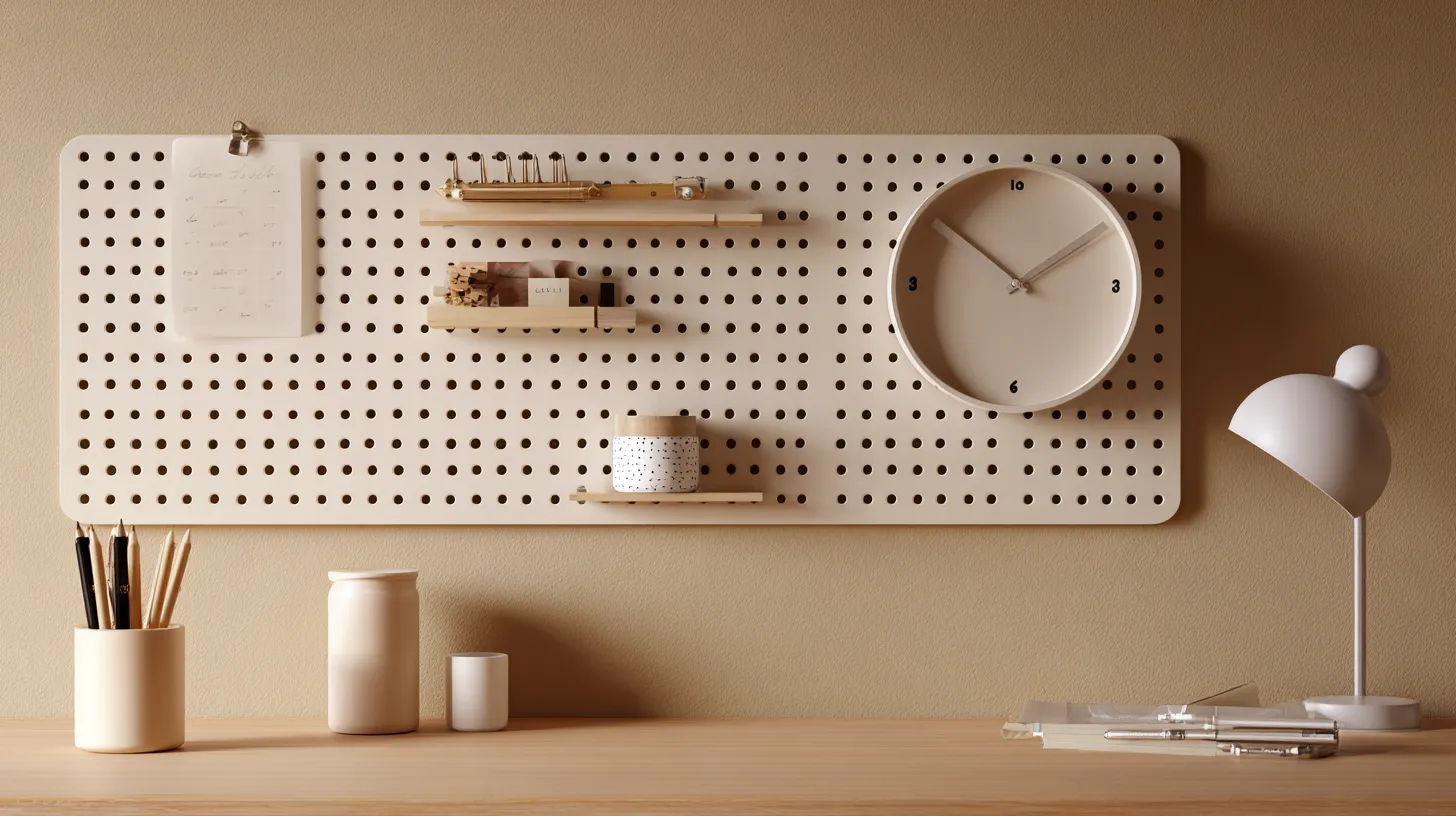 5. Vertical Organization: The Power of the Pegboard