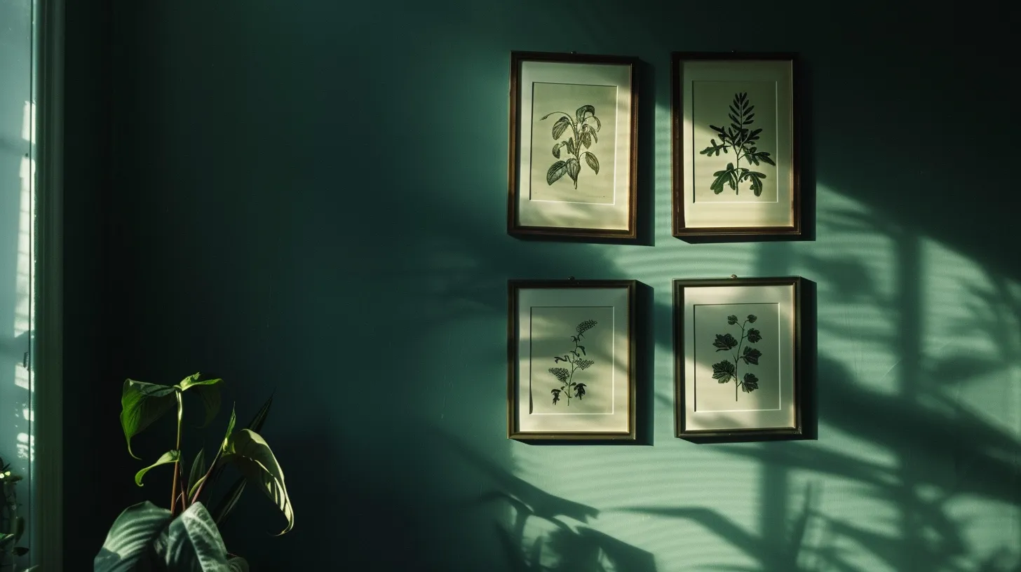 1. Foundation First: Deep Green Walls