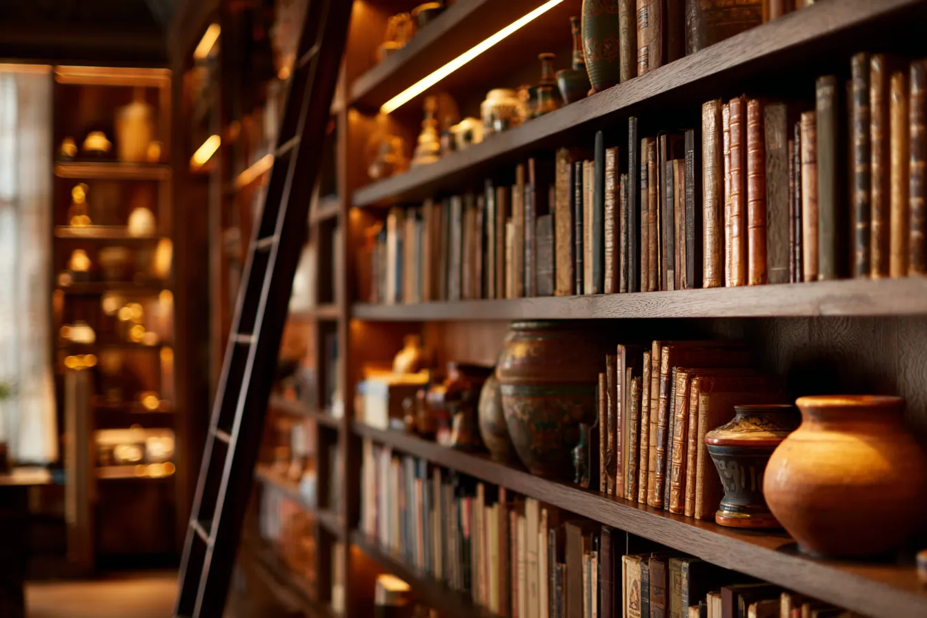 2. Layered Lighting and the Amber Glow