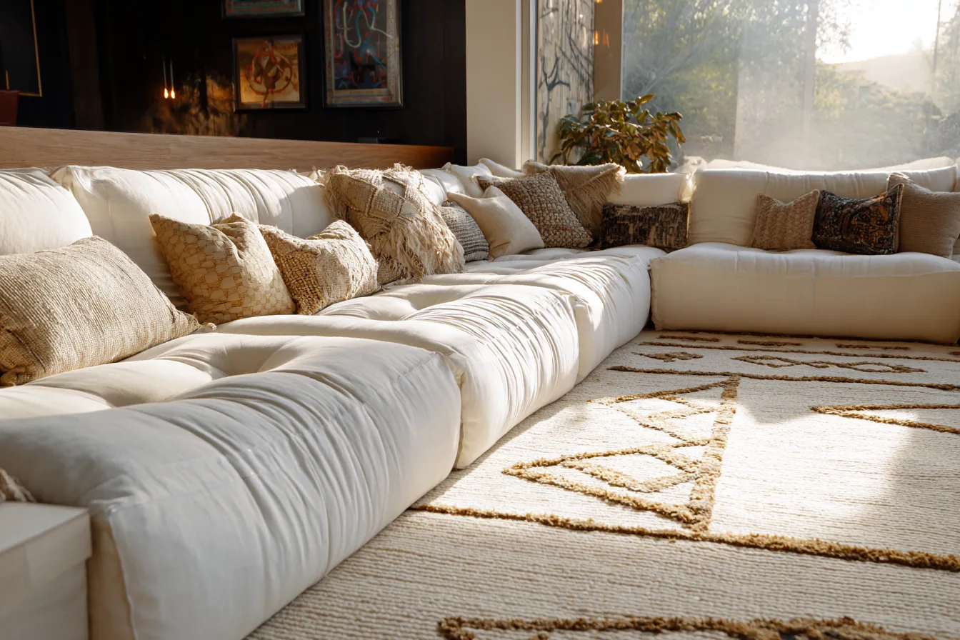 4. Tactile Textures in White Linen