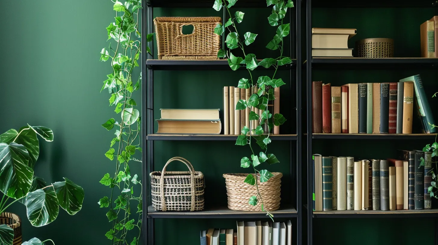 4. Vertical Drama: Floor-to-Ceiling Shelving