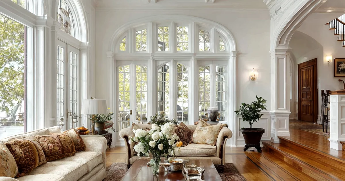 Unveiling Grandeur: 10 Timeless Secrets to a Nature-Inspired Formal Sunroom or Living Space