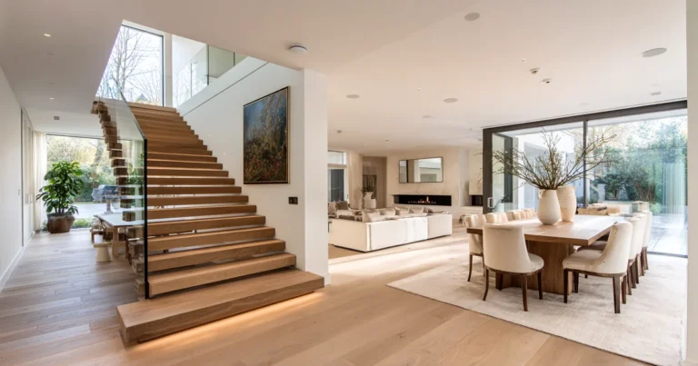 10 Secrets to Designing a Breathtaking Open-Plan Living Space with a Grand Staircase