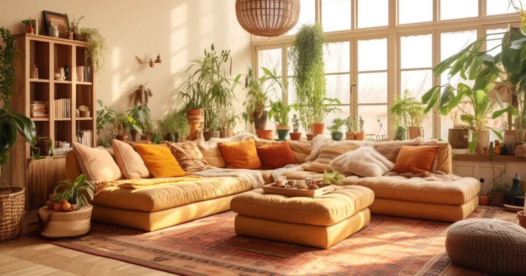 10 Groovy Ways to Craft a Cozy 70s Retro Bohemian Living Room Sanctuary