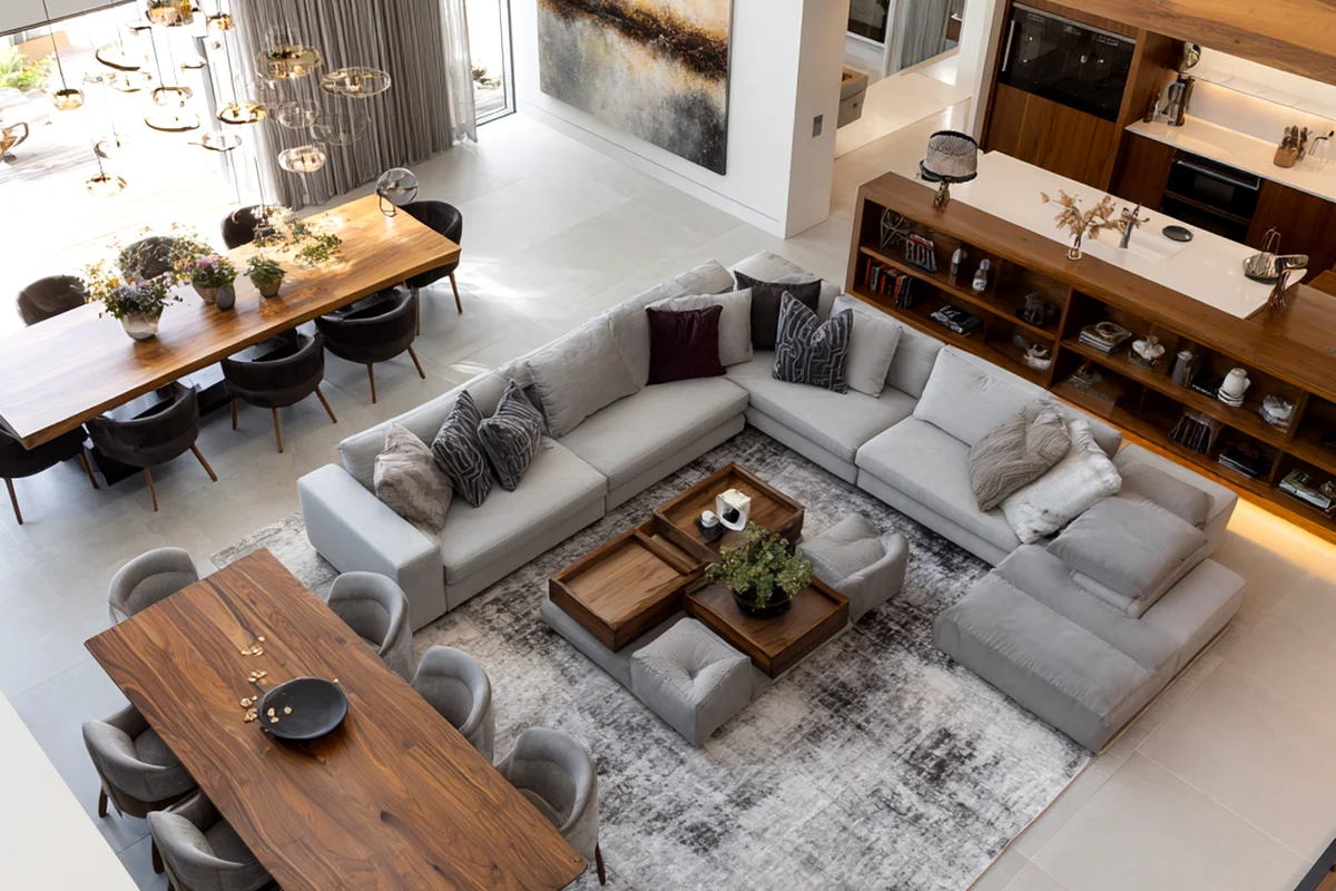 8. Strategic Furniture Placement: Defining Zones in Open Layouts